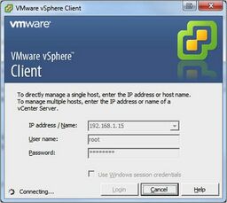 vCenter Login